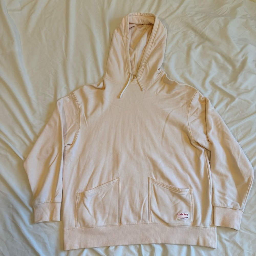 Levi’s Red Collection Hoodie Sweatshirt Cream